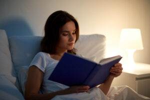 Why reading before bed improves sleep quality?